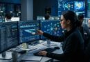Observabilidade: por que ela se tornou essencial na gestão de TI moderna 2 Imagem de profissional acompanhando atentamente dados digitais, simbolizando a observabilidade na gestão de TI.
